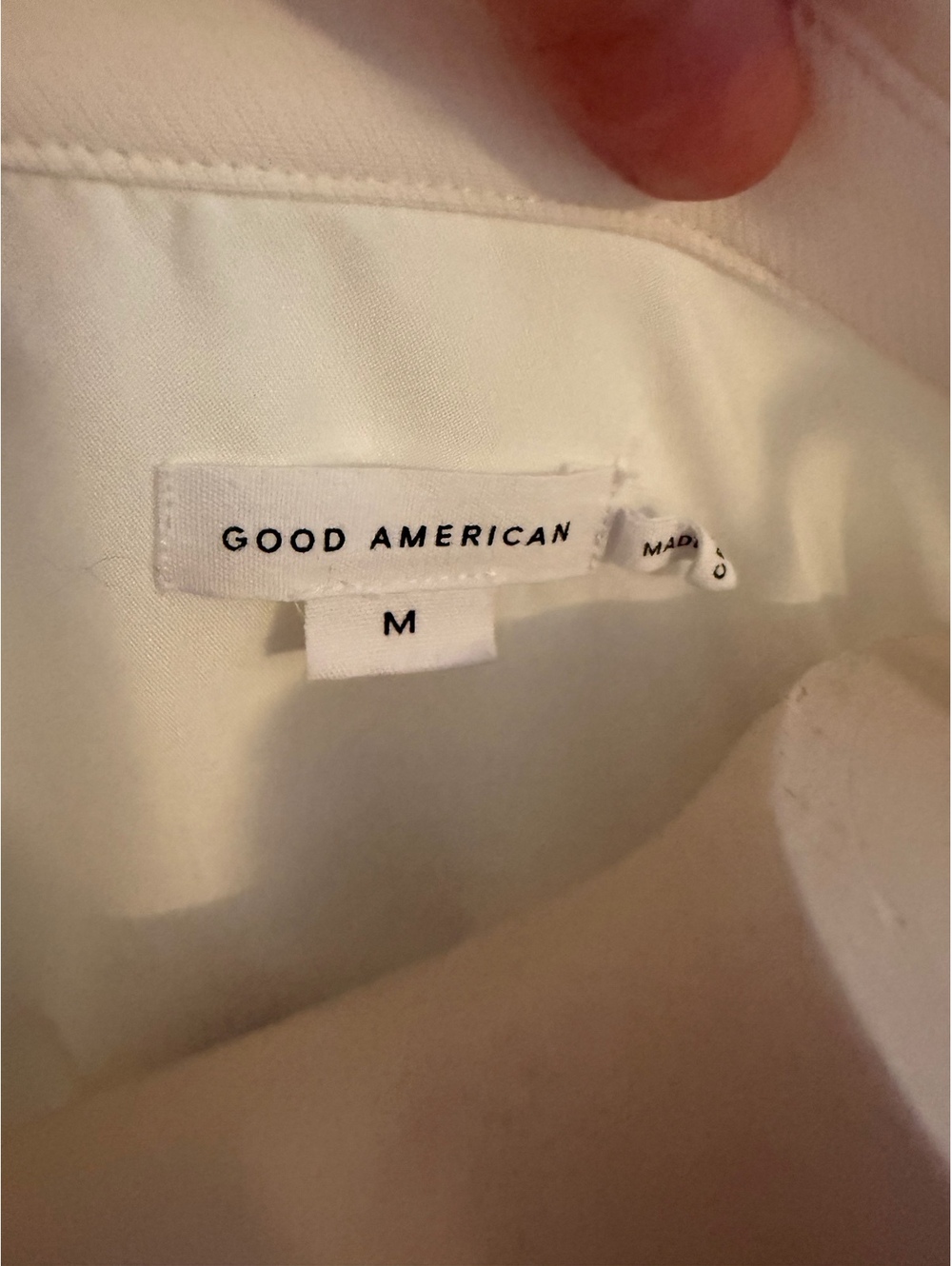 Good American Women's Cream Utility Jacket Size M‎ - Picture 6 of 12